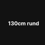 130cm rund