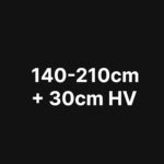 140-210cm + 30cm HV