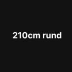 210cm rund