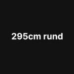 295cm rund