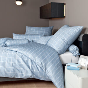 Janine Mako-Satin Bettwäsche modernclassic 39025 32 Perlblau