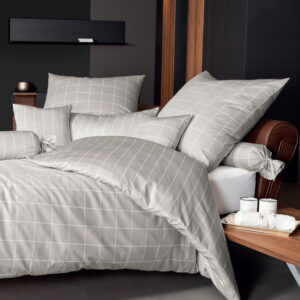 Janine Mako-Satin Bettwäsche modernclassic 39025 37  Naturell