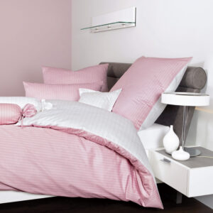 Janine Mako-Satin Bettwäsche modernclassic 3936 21 kreiderose` Wendebettwäsche
