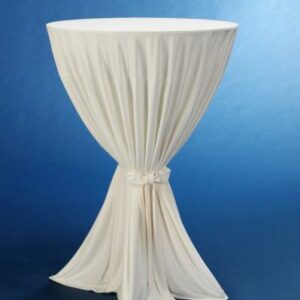 Stehtischhusse - Event 120cm Höhe weiß