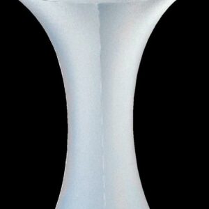 Stehtischhusse Stretch weiß